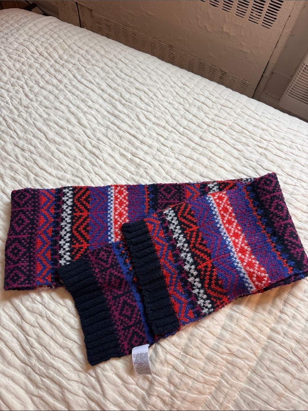 Women’s Multicolor Fair Isle Knit Scarf - Old Navy